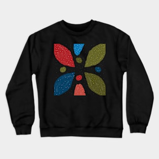 Terracotta Abstract Crewneck Sweatshirt